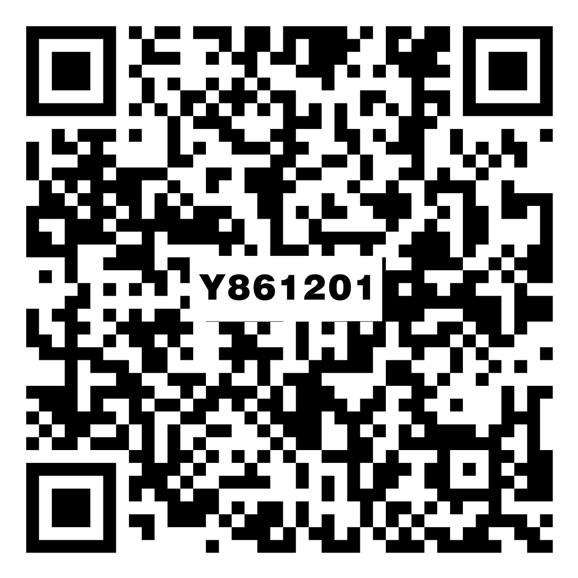 奶白 Y861201vr二维码