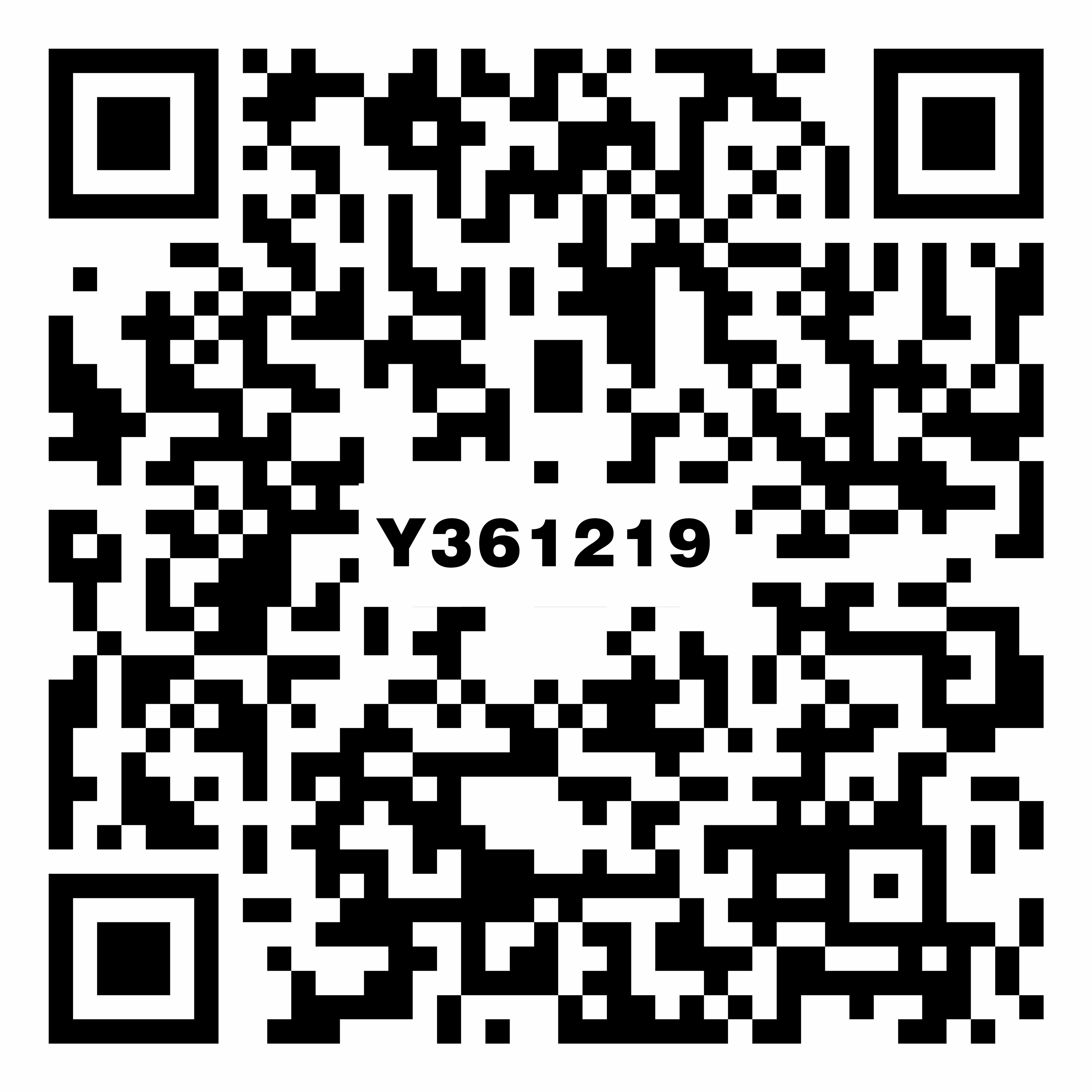 Y361219奶白二维码