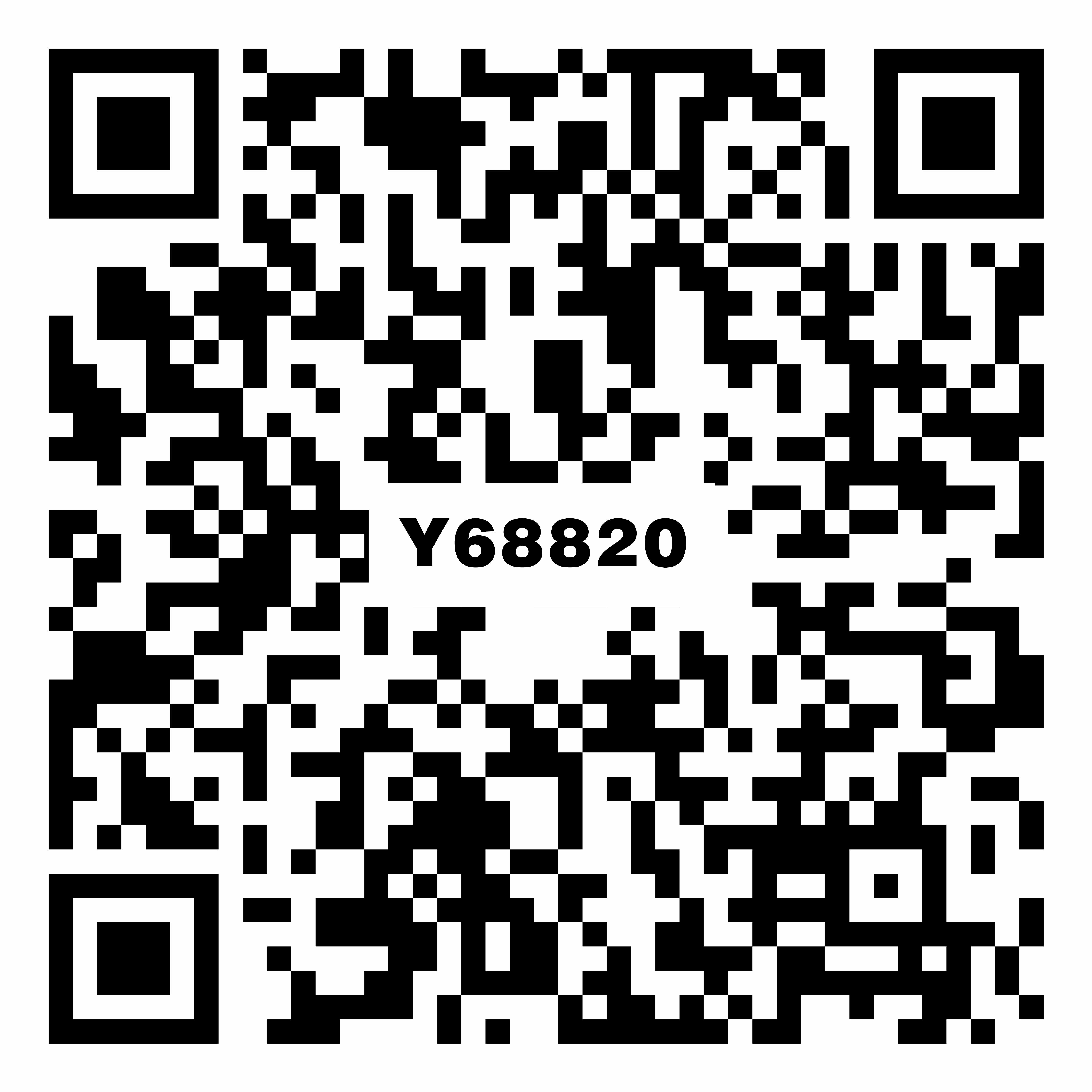 Y68820奶黄二维码